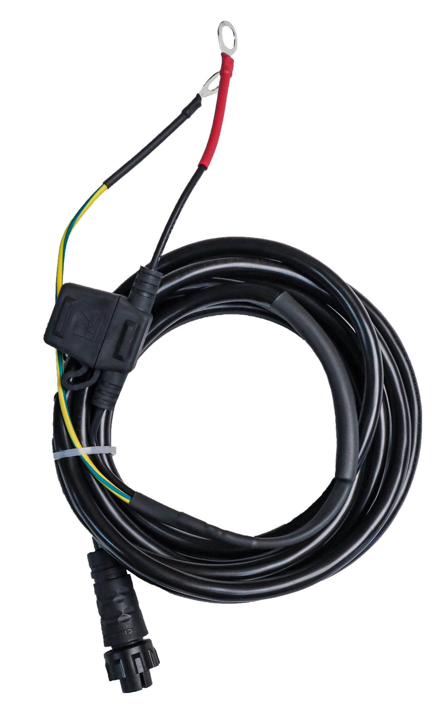 Camera, Echo, or Cellbase to External Deep Cycle Battery Connection Cable, 20ft. with Rodent Shield